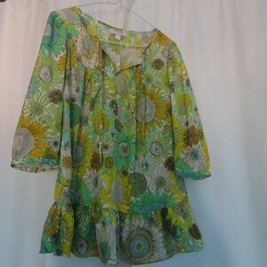 womens patterned vintage stunning blouse size XS - brand new